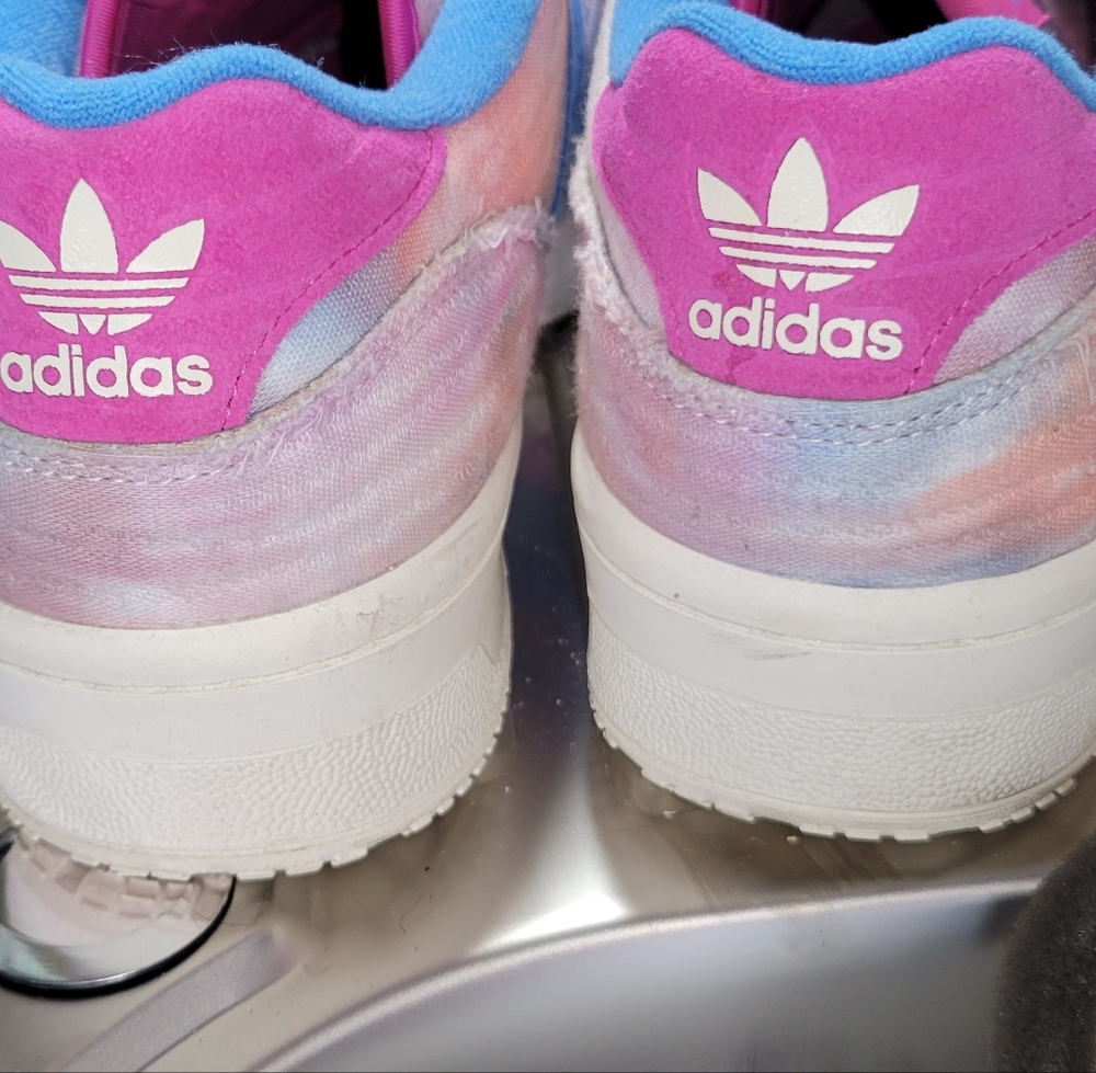 Adidas Multicolor Sneakers with Blue Stripes - Picture 3 of 6